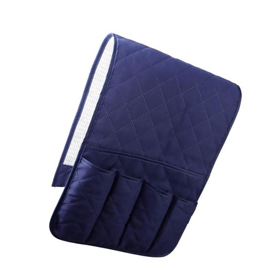 Milue Sturdy Sofa Arm Storage Pouches Blue Home Organization Multi Pocket Design