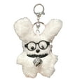 thumbnail image 1 of Milue Sweet Dogs Keychain Cute Glasses Puppy Keyring for Women Fashion Pendant, 1 of 6