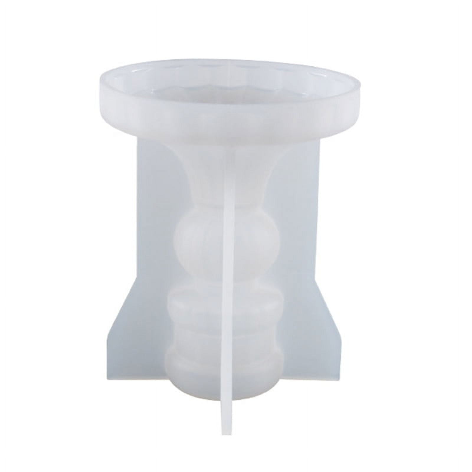 Milue Tealight Candle Holder Resin Mold,Candlestick Epoxy Casting Silicone Molds