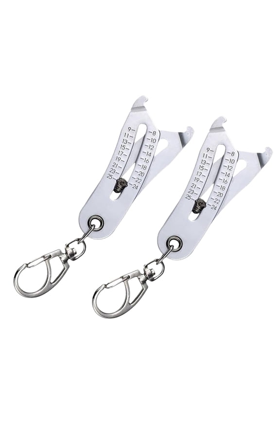 Thread Size Checker Keychains for Fast Accurate Measurement Bolt Size Finder
