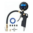 Milue Tire Pressure Gauge and Inflator with Rubber Hose Coupler 250PSI