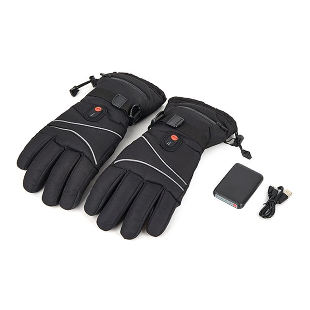 Milue Upgraded Winter Ski Heated Gloves Battery Case Gloves Temperature