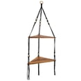 thumbnail image 1 of Milue Wall Corner Hanging Shelf Hanging Plant Shelf Triangular Floating Shelf, 1 of 8