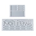 thumbnail image 1 of Milue Wall Door Office Home Decor Hanger Epoxy Resin Mold Craft Storage Wall Hook DIY, 1 of 9