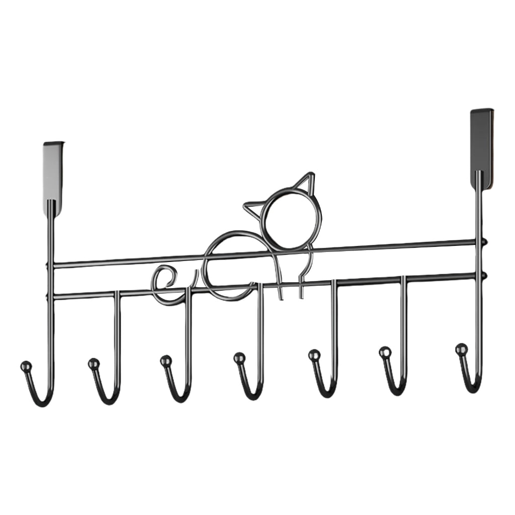 Milue Wall Safe Adhesive Cats Hook for Easy Key Towel Placement No