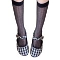 thumbnail image 1 of Milue Women Japanese Thin Tube Socks Sweet Knee High Tights Summer Seet Loose Socks, 1 of 21