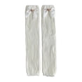 thumbnail image 1 of Milue Women Knitted Leg Warmers Lolitas Bowknot Loose Boot Socks Jk Student Socks, 1 of 21