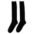 thumbnail image 1 of Milue Women Student Casual Breathable Ribbed Knitted Knee High Stockings Long Socks, 1 of 21