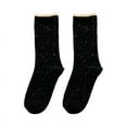 thumbnail image 1 of Milue Women Thick Cable Knit Crew Socks Cute Ruffle Lace Trim Frilly Slouch Boot Socks, 1 of 21
