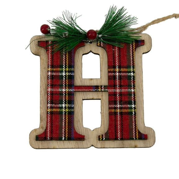 Miluhome Christmas Letter Ornaments, Tree Hanging Pendant Decoration Xmas Family Kids Friends (H)