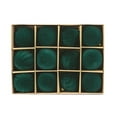 thumbnail image 1 of Miluhome Green Christmas Balls Set 12pcs Xmas Flocking Tree Ball Ornaments set Luxury Shatterproof Hanging Decorations 2.36'', 1 of 6