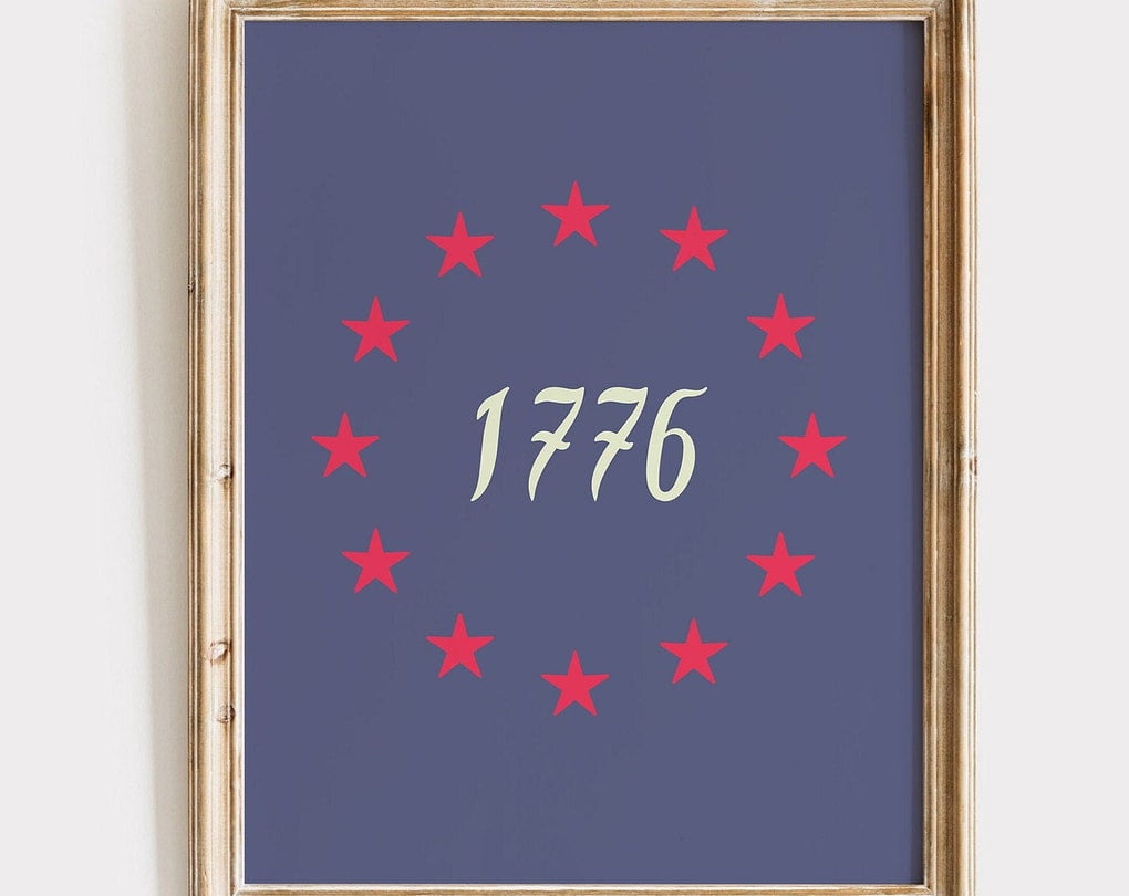 Miluva 4Th Of July Decor Fourth Of July Wall Art Printable Wall Art Red