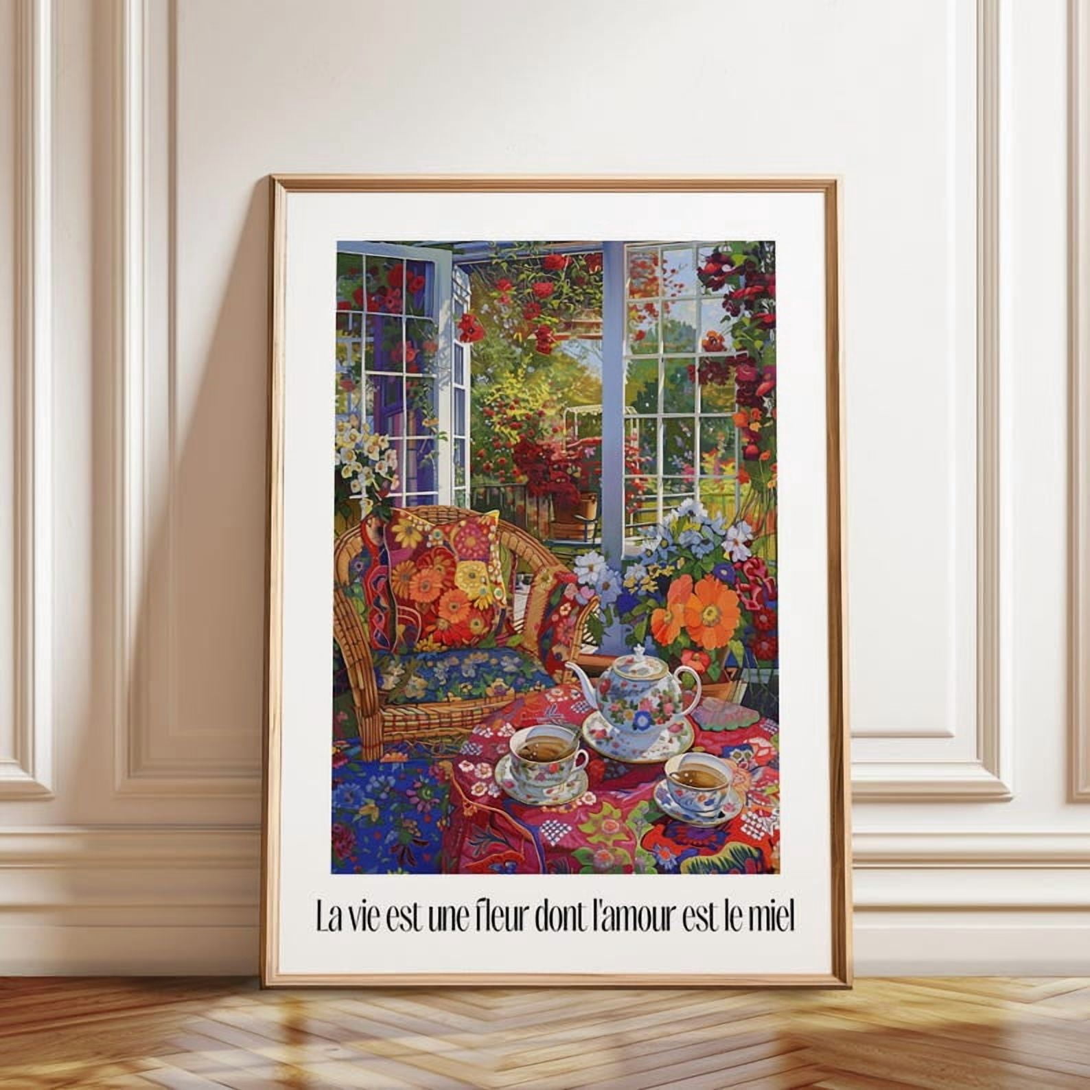 miluva-garden-tea-time-wall-art-lush-floral-and-wicker-chair-poster