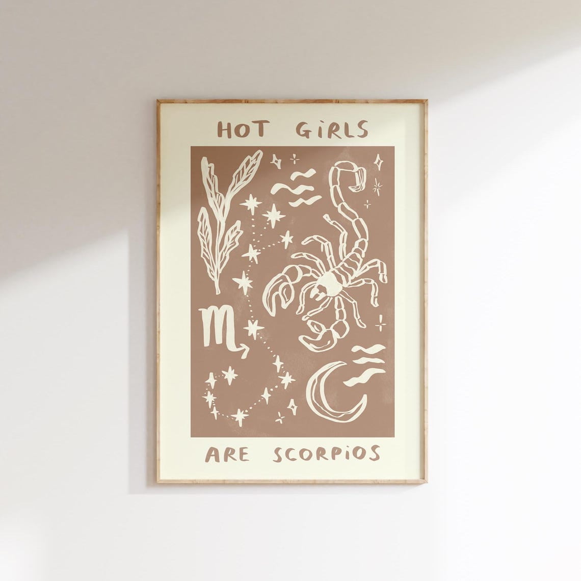 Miluva Hot Girls Are Scorpios Wall Print Star Sign, Horoscope, Zodiac ...