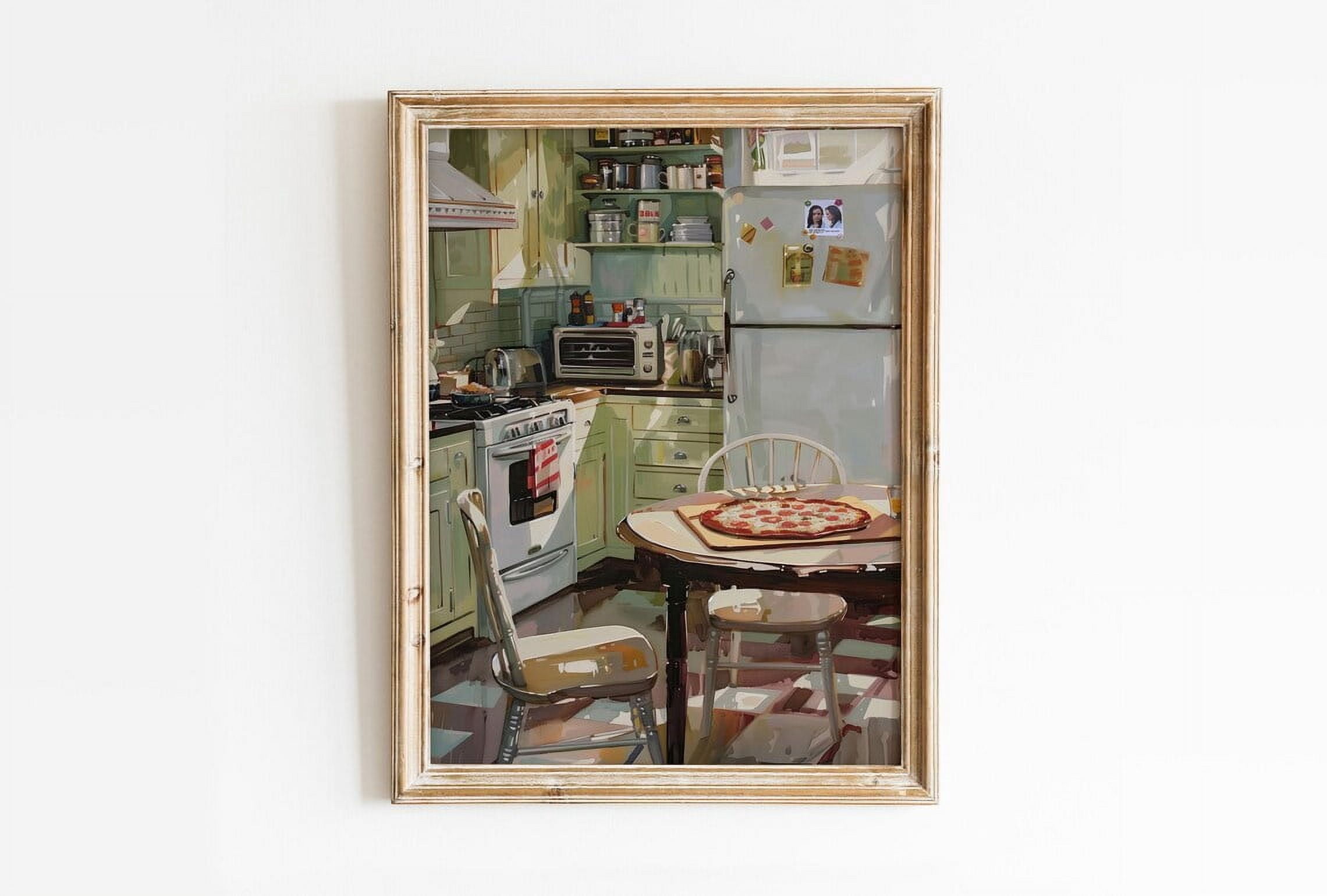 Miluva Lorelai Gilmore'S Kitchen Wall Art, Vintage Room Decor, Retro ...