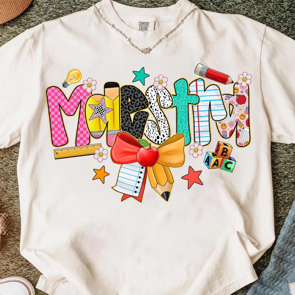 Miluva Maestra Coquette Bow ,Teacher Sublimation ,Spanish Teacher ...