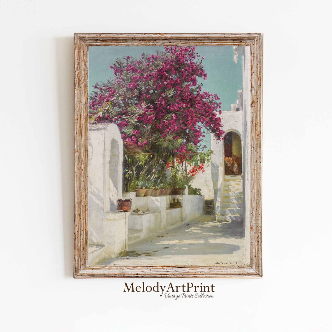 Photo inspiration: Gallery Detail: Miluva Mediterranean Streets And Oleanders Vintage Living Room Decor