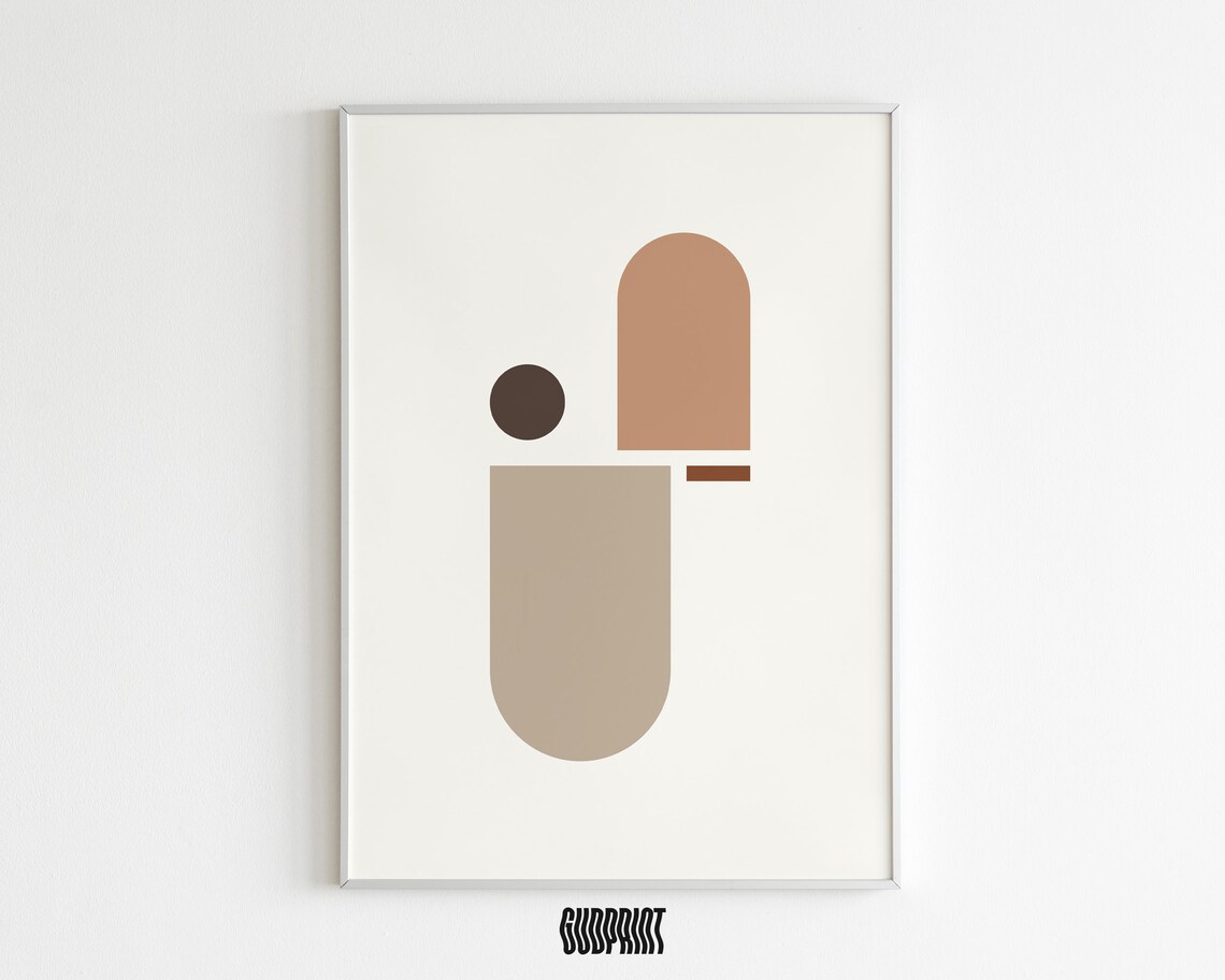 Miluva Minimalist Printable Wall Art, Geometric, Minimal Art Print ...