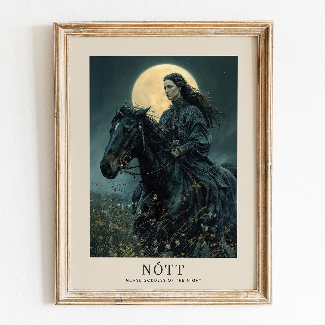 Miluva Nã ³Tt Norse Goddess Of The Night Norse Mythology Photo Inspiration