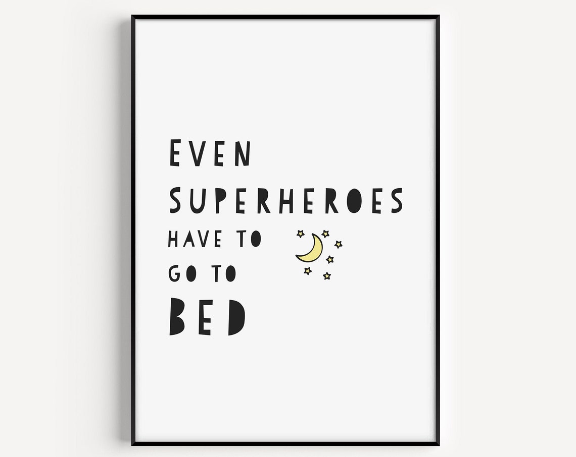 Miluva Nursery Wall Art, Superhero Wall Art, Nursery Printable ...