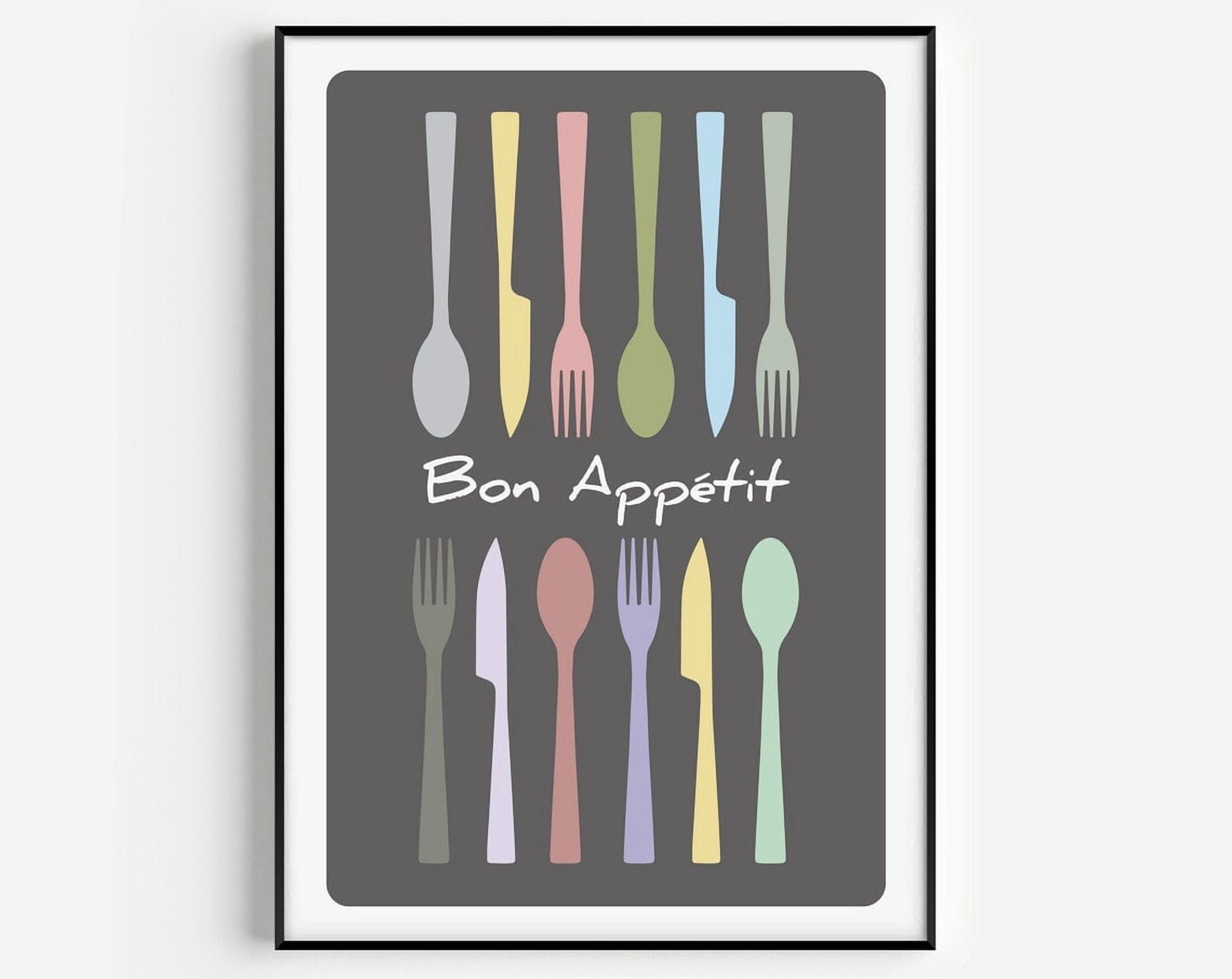 Miluva Printable Wall Art, Kitchen Printable, Kitchen Wall Art, Bon