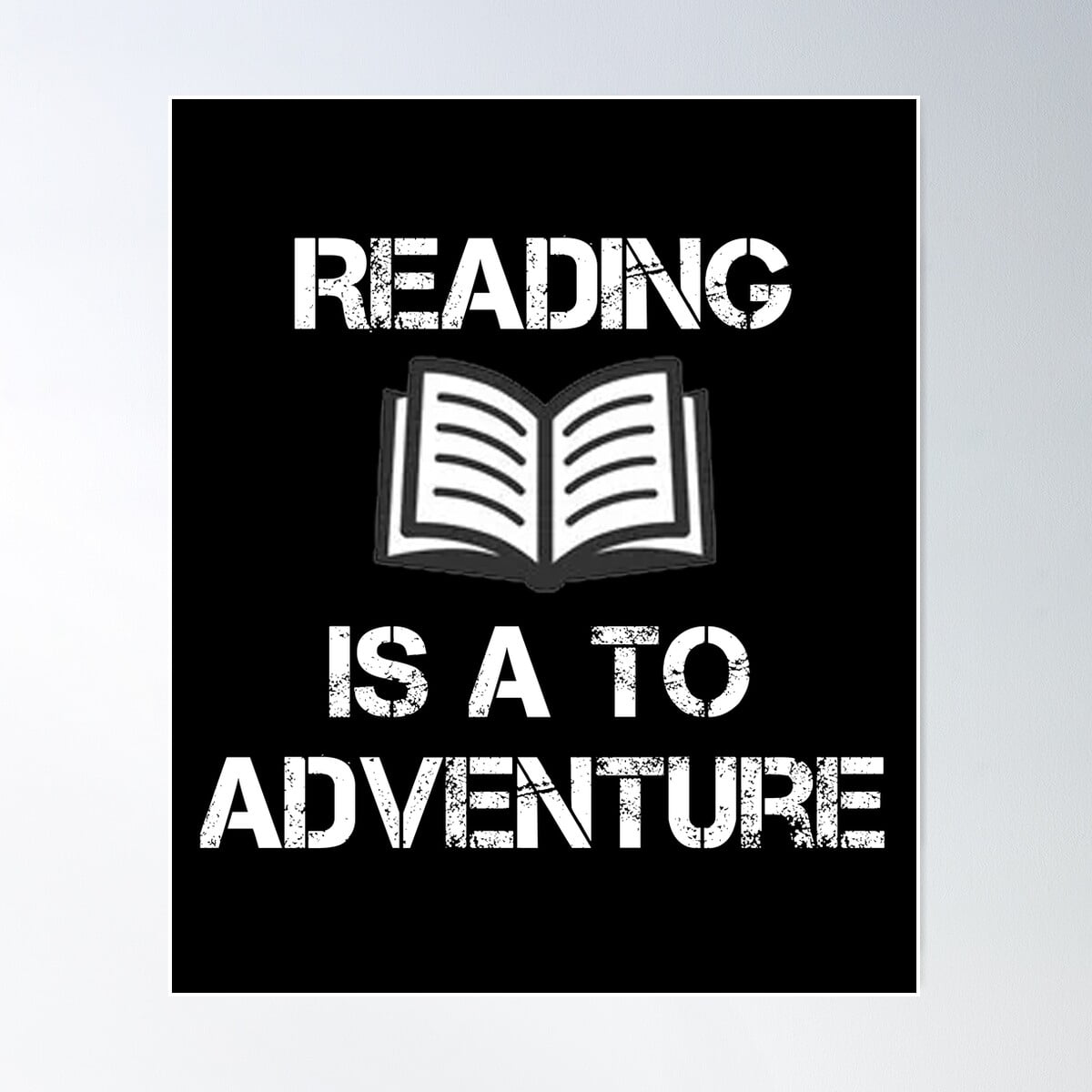 Miluva Reading Adventure Library Student Teacher Book Poster Wall Art ...