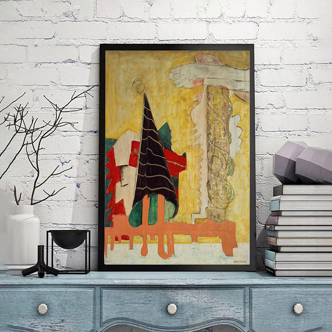 Miluva Sacrifice Of Iphigenia-Mark Rothko,Rothko Art Poster,Home Office ...
