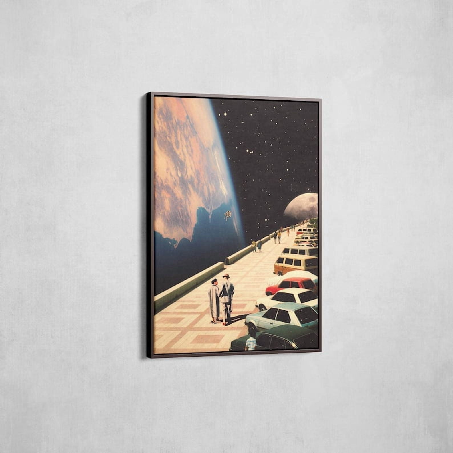 Miluva Space Promenade And Retro Futurism, Space Collage, Vintage Sci ...