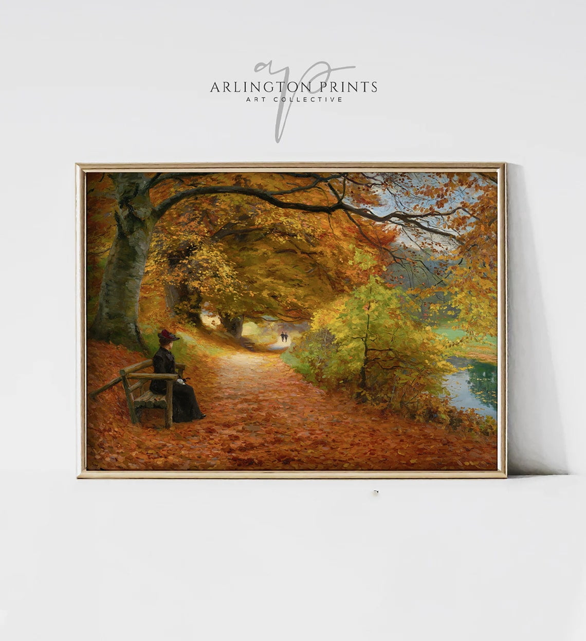 Miluva Vintage Autumn Art, Printable Antique Fall Landscape Wall Art ...