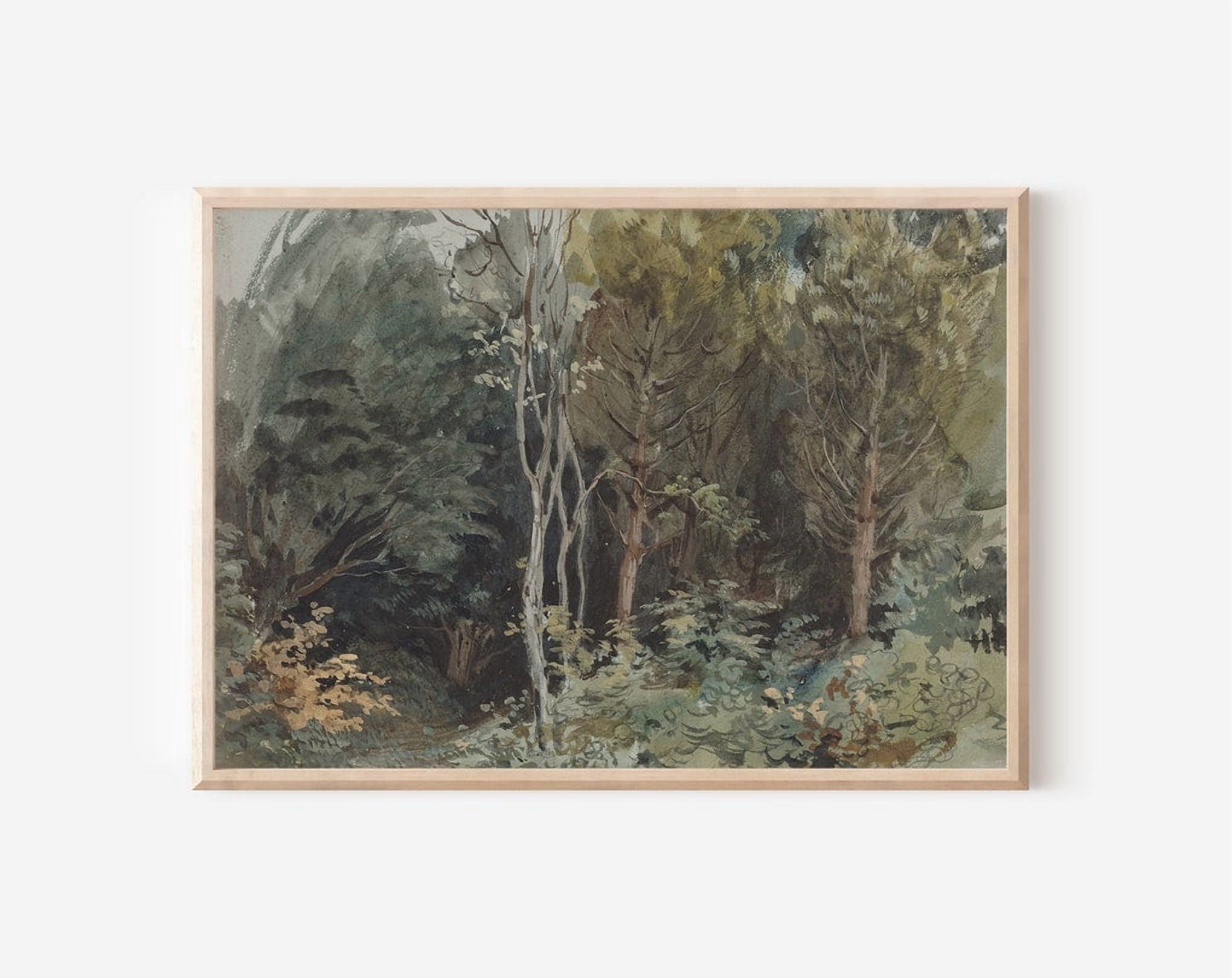 Miluva Vintage Landscape Rustic Landscape Download Neutral Nursery Wall ...