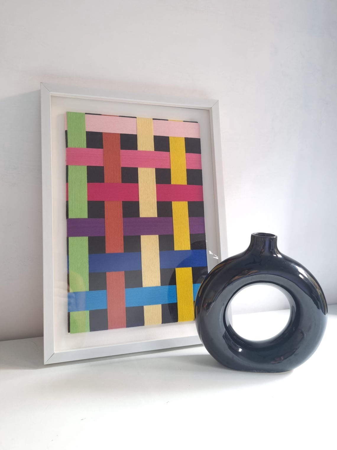 Miluva Woven Wall Art, Weaving, Handmade Wall Art, Textile Art, Fiber ...