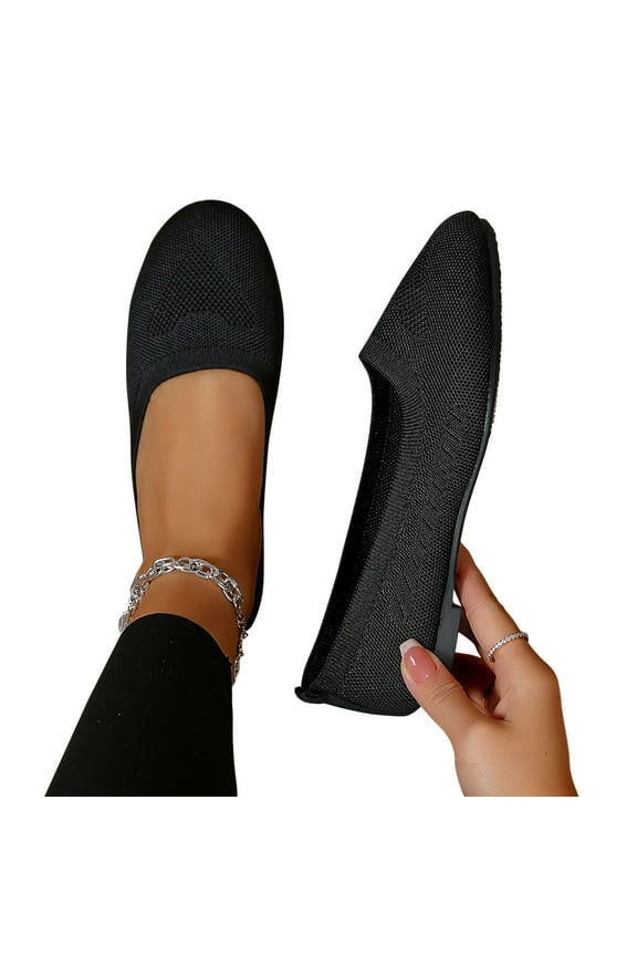Ladies Slip on Loafer Shoes Womens Flats Dress Clothes Shoes Ballet Nurse Walking Sneakers Work Casual Comfortable