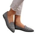 thumbnail image 1 of Miluxas Women's Ballet Flat Dressy Casual Knit Shoes Round Toe Women Mesh Flats, 1 of 5
