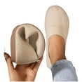 thumbnail image 1 of Miluxas Women’s Ballet Flat Shoes Knit Dress Shoes Round Toe Slip On Ballerina Walking Flats Shoes for Woman Low Wedge Comfort Soft, 1 of 6