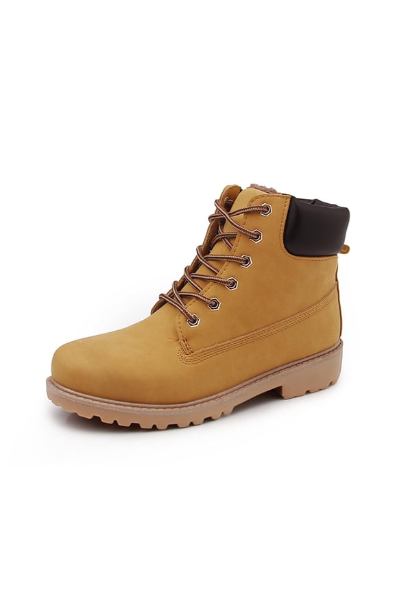 Women's Winter Snow Boots Ankle Booties, Ladies Comfortable Work Short Boots Outdoor