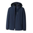 thumbnail image 1 of Miluxas 3-in-1 Waterproof Winter Jacket Hooded Fleece Lined Outdoor Sports Coat for Men Multiple Colors Dark Blue, 1 of 6