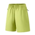 thumbnail image 1 of Miluxas Athletic Shorts for Boy Outdoor Running Training Summer Pants Breathable Elastic Waist Shorts Green 9-10Years, 1 of 5