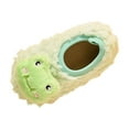 thumbnail image 1 of Miluxas Baby Booties Cozy Fleece Slippers Soft Baby Shoes with Gripper Soles, Winter Warm Infant Newborn Crib Sock Shoes First Walkers Green XL(XL), 1 of 6