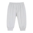 thumbnail image 1 of Miluxas Baby Boy Elastic Sweatpants Clearance,Toddler Cotton Active Jogger Pants Gray 3 Months, 1 of 9