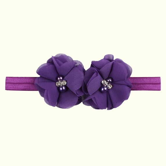Miluxas Baby Girls Headbands Bowknot Flower Soft Stretchy Hair Band Hair Accessories for Baby Girls Newborns Infants Toddlers and Kids Multi-Colored