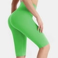 thumbnail image 1 of Miluxas Biker Shorts for Women Clearance- High Waisted Buttery Soft Workout Shorts Womens for Cycling Yoga Athletic Green 8(L), 1 of 1