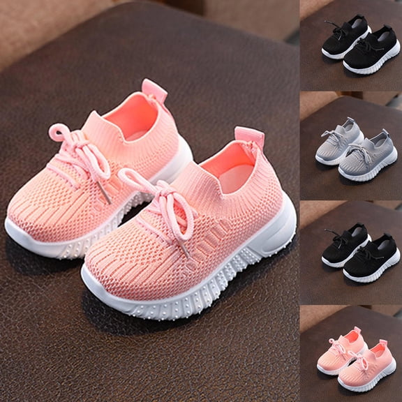 Miluxas Boys Girls Shoes Kids Sneakers Lightweight Breathable Athletic Running Tennis School Shoes for Toddler/Little Kid/Big Kid Pink 14 Years