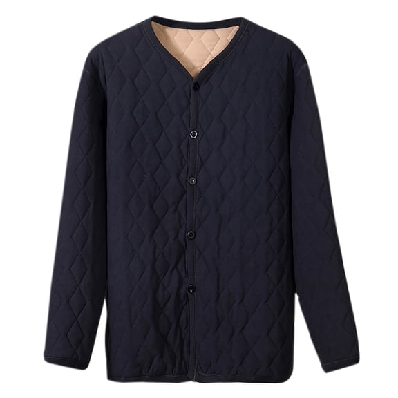 Miluxas Collar, long sleeved closure, buckle, heart-shaped pattern, cotton clip, thermal underwear, top Dark Gray