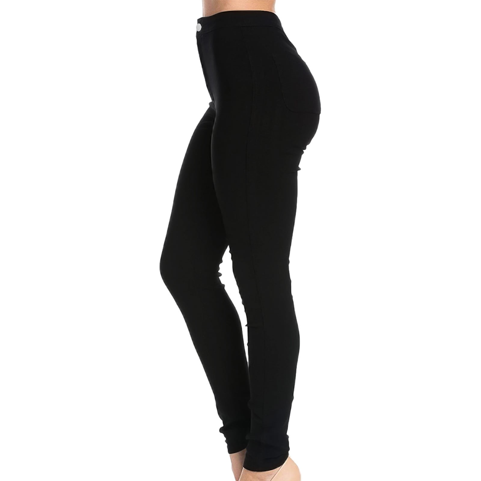 Miluxas Dress Pants for Women Comfort Stretch Slim Fit Leg Skinny High Waist  Pull on Pants for Work Black 12(XXL) - Walmart.com
