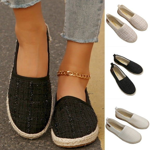 Miluxas Flat Shoes for Women with Mesh Knitted Square Toe Ballet Flats Soft Slip On Walking Shoes Comfortable office Shoes White 9.5(43)