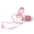 thumbnail image 1 of Miluxas Girls Ballet Dance Shoes Flat Slipper with Ribbon Pink 5.5 Years, 1 of 5
