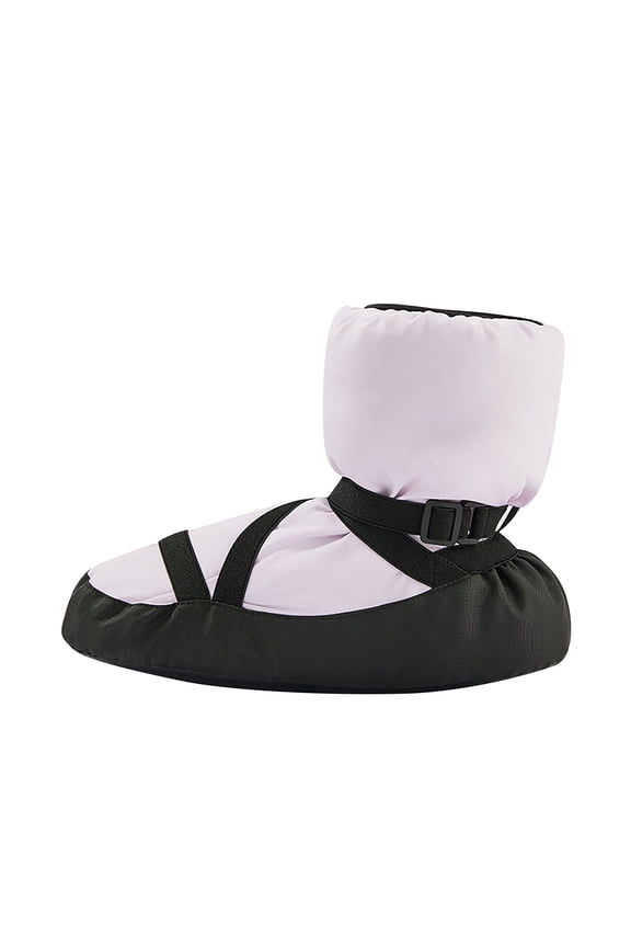 Girls Ballet Warm up Booties Dance Slipper Boots Ballerina Elastic Shoes Fall Winter Strap Cotton Shoes for Children Purple S