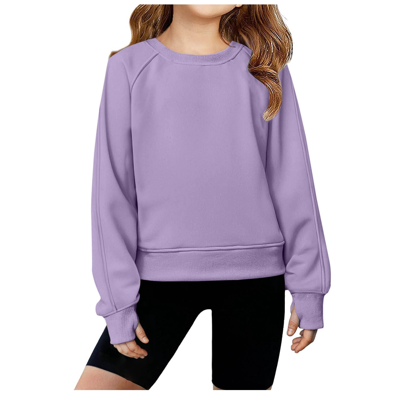 Kids Short Sleeve Purple Crown & Masks Lightweight Pullover
