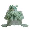 thumbnail image 1 of Miluxas Girls Pageant Party Dress Ruffle Flower Kids Wedding Ball Gown Sequin formal Evening Princess Dresses Green 3-4Years, 1 of 9