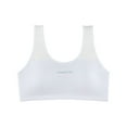 thumbnail image 1 of Miluxas Girls Seamless Bra Clearance Ultra Comfort Soft,Invisible Dig-Free Teen Bras White 12 Years, 1 of 7